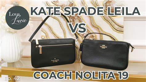 kate spade vs coach purse.